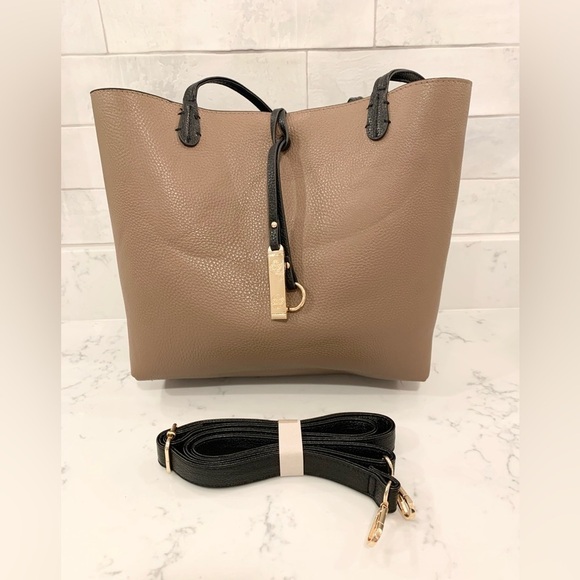 Black/Khaki Reversible 2 in 1 Purse - Picture 6 of 7